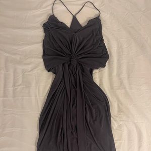 MISA LA Domino Dress in Gray